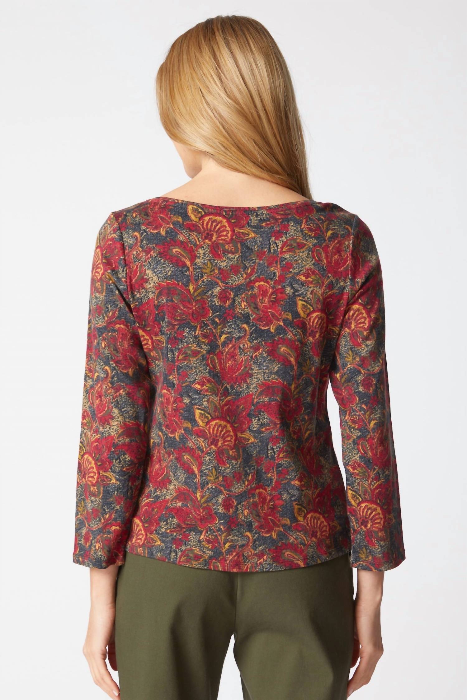Habitat - Cozy Rib Paisley Everyday Tee