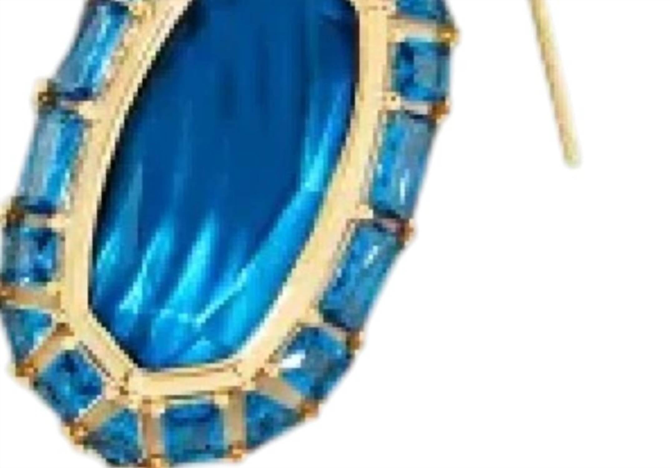Kendra Scott - Women's Elle Crystal Frame Drop Earrings