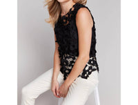 Charlie B - Open Crochet Top