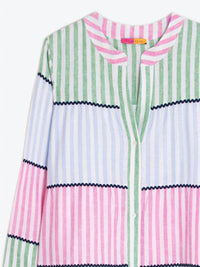 Vilagallo - Multicolored Striped Long Dress