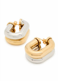 Rabanne - Women's Xl-link Bi-color Earrings