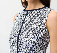 Joseph Ribkoff - Geometric A-line Dress