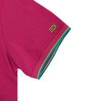 Eight X - Double Sided Multi Colored Striped Collar Polo