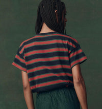The Great. - The Boxy Crewneck Short Sleeve Shirt
