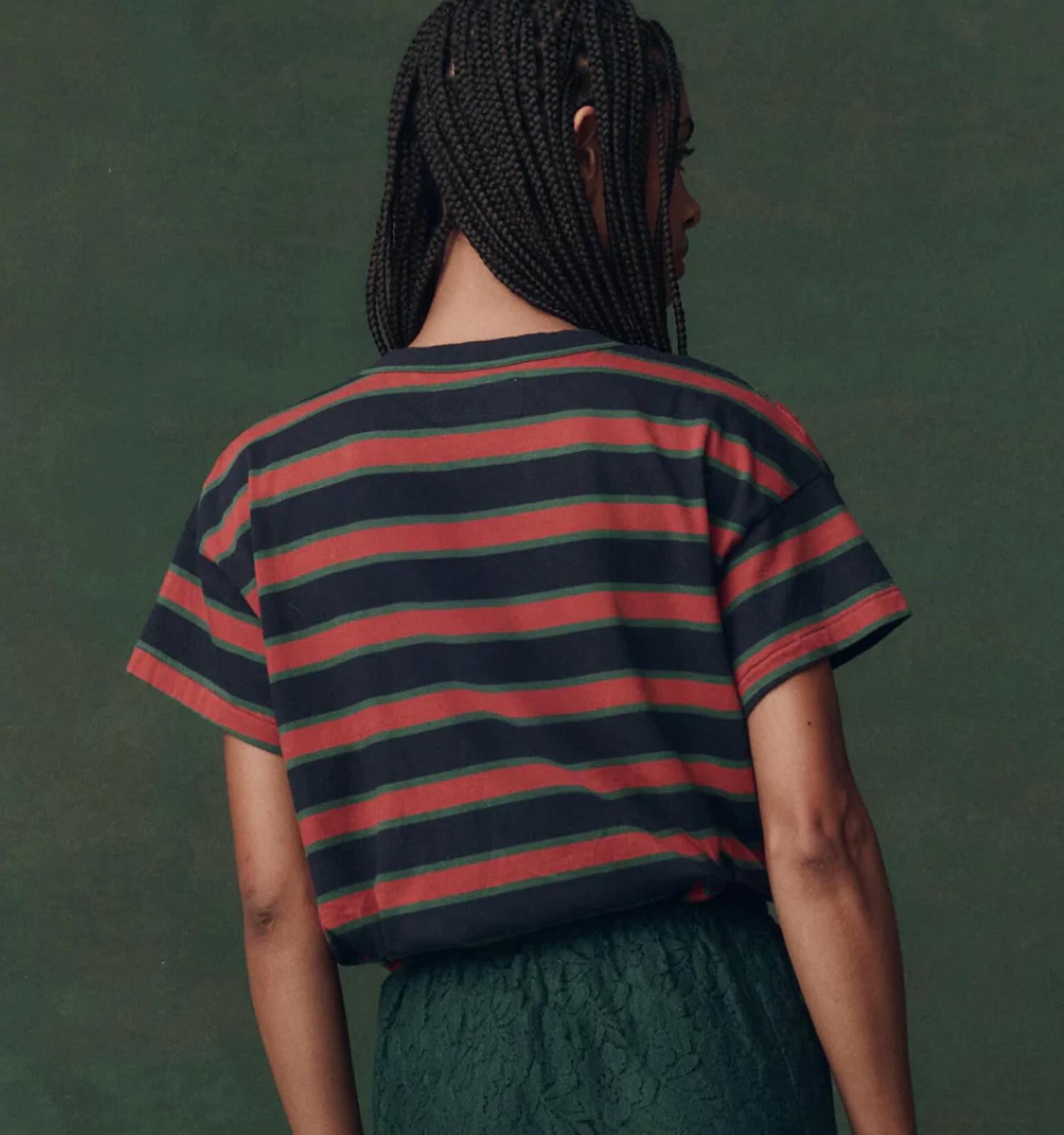The Great. - The Boxy Crewneck Short Sleeve Shirt