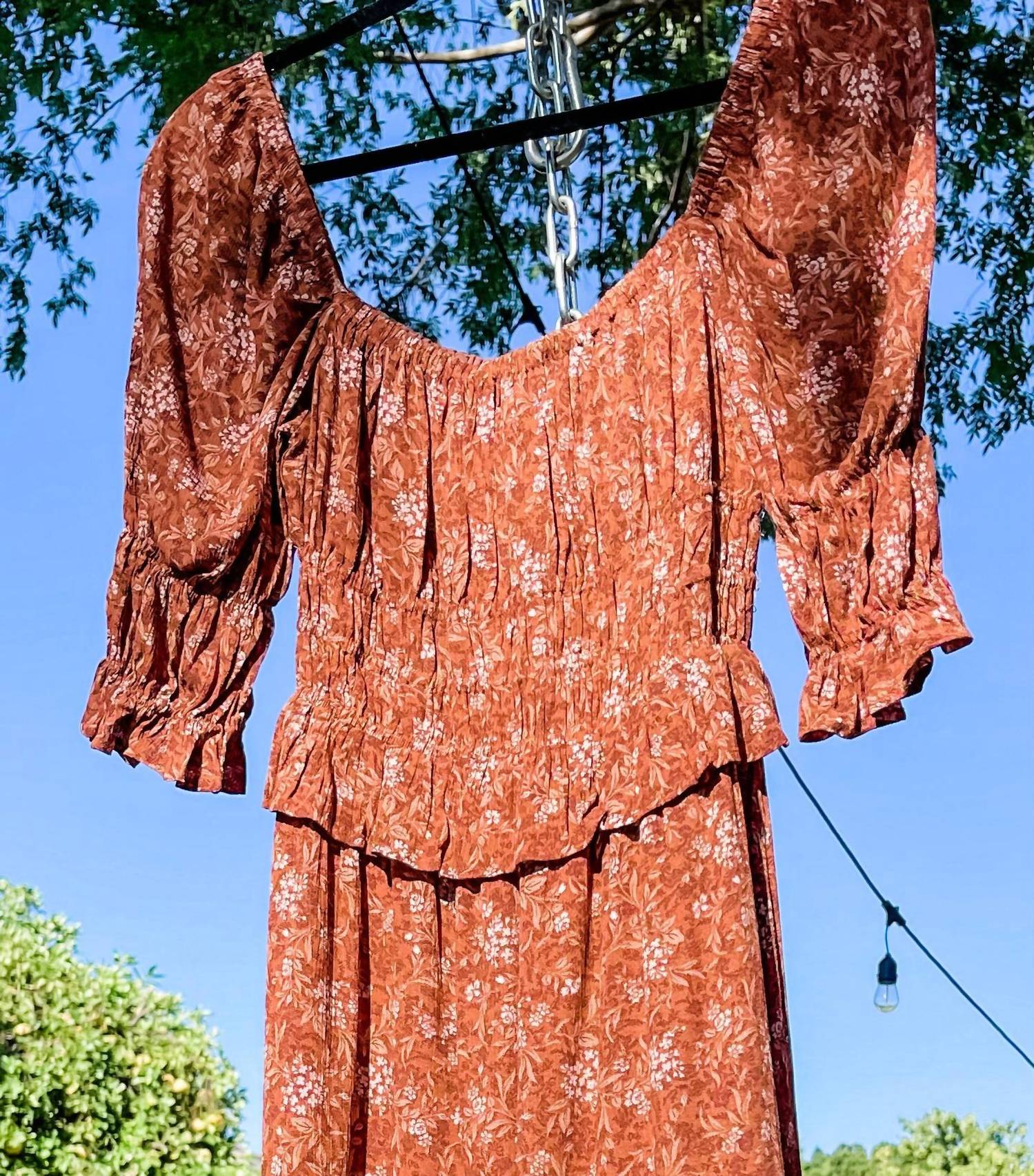 Dress Forum - Montbretia Floral Midi Dress