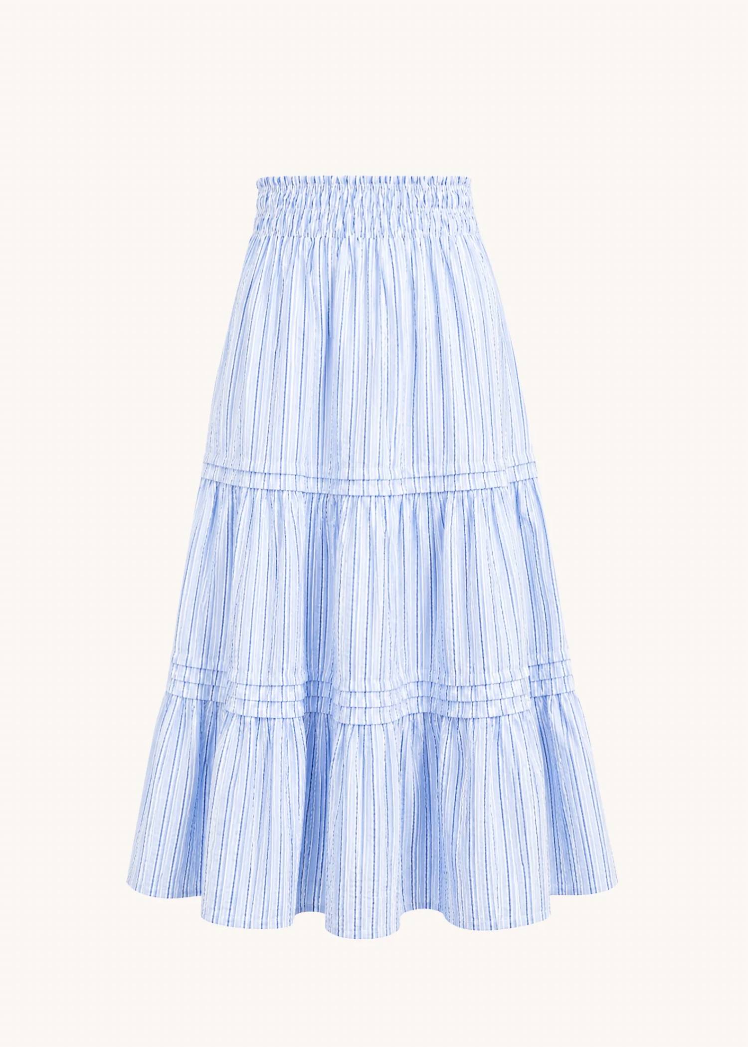 Thml - Smocked Waist Tiered Long Skirt