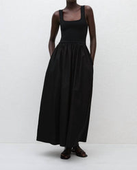 Matteau - Knit And Cotton Dress