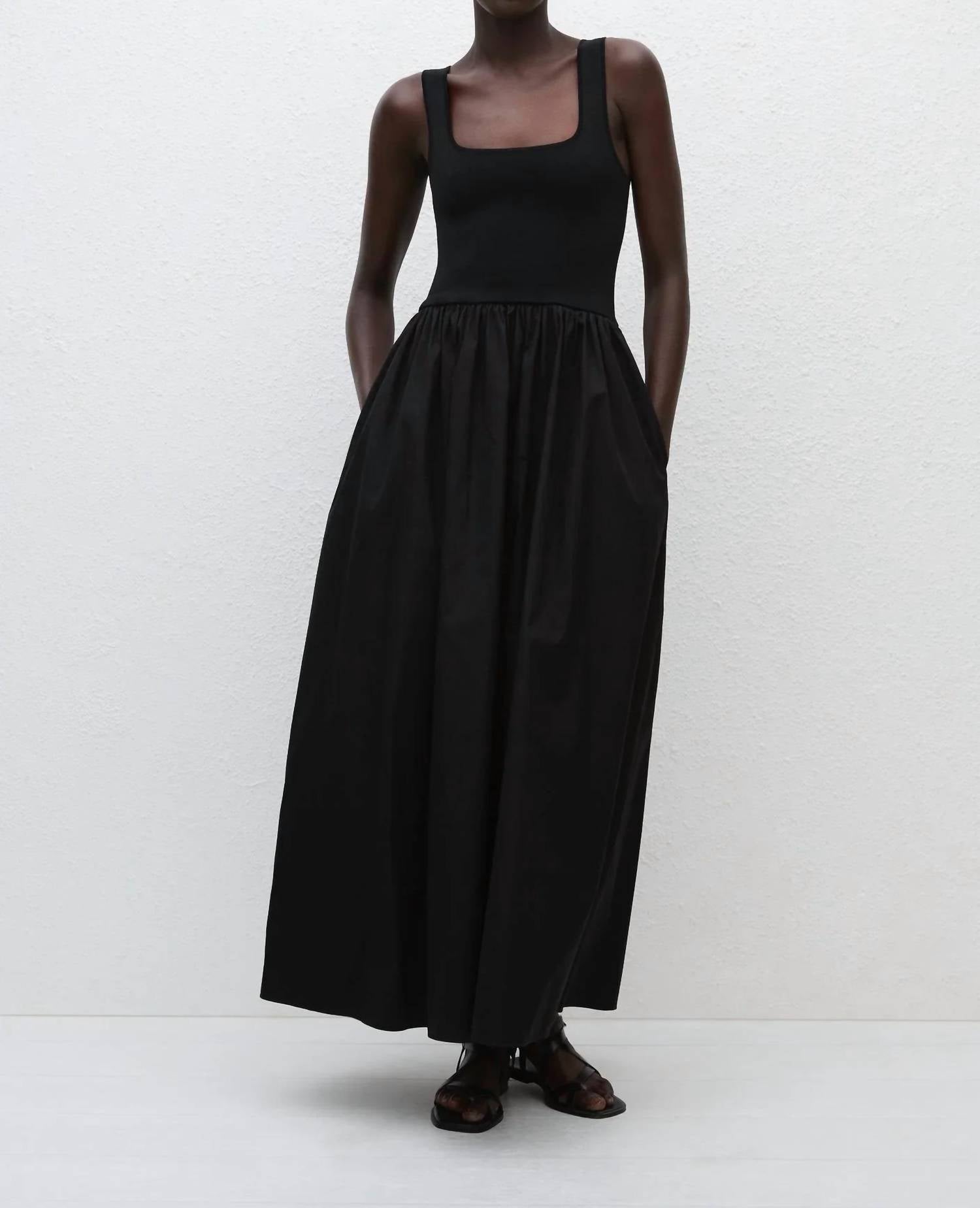 Matteau - Knit And Cotton Dress