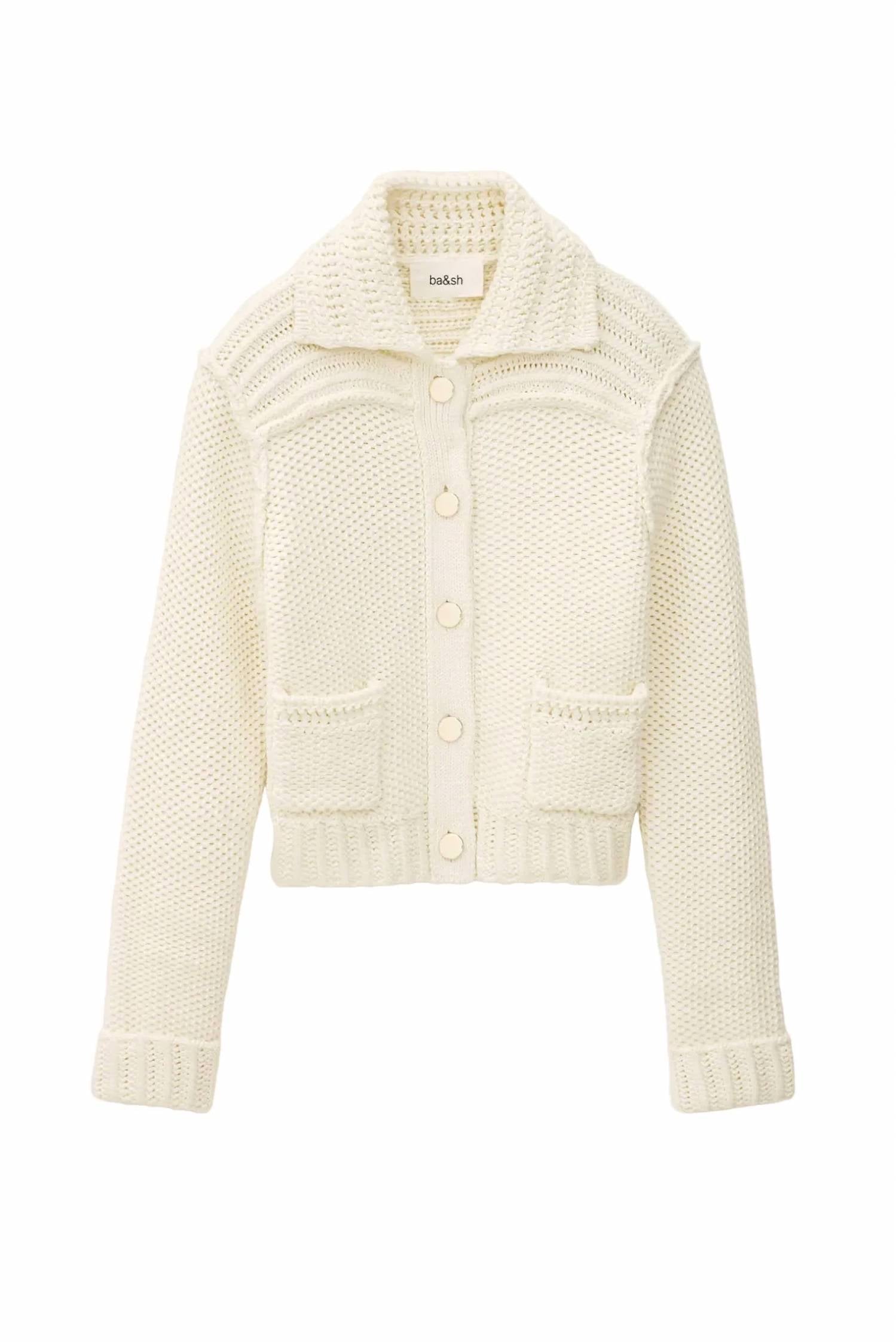 Ba&Sh - Federica Waffle Knit Cardigan