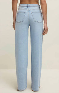 Z Supply - Nova High Rise Wide Leg Denim Pant