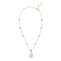 Diana M Jewels - Women's Pear & Round Lab-Grown Diamond Pendant Necklace (4.00 Ct) - Signature Plus
