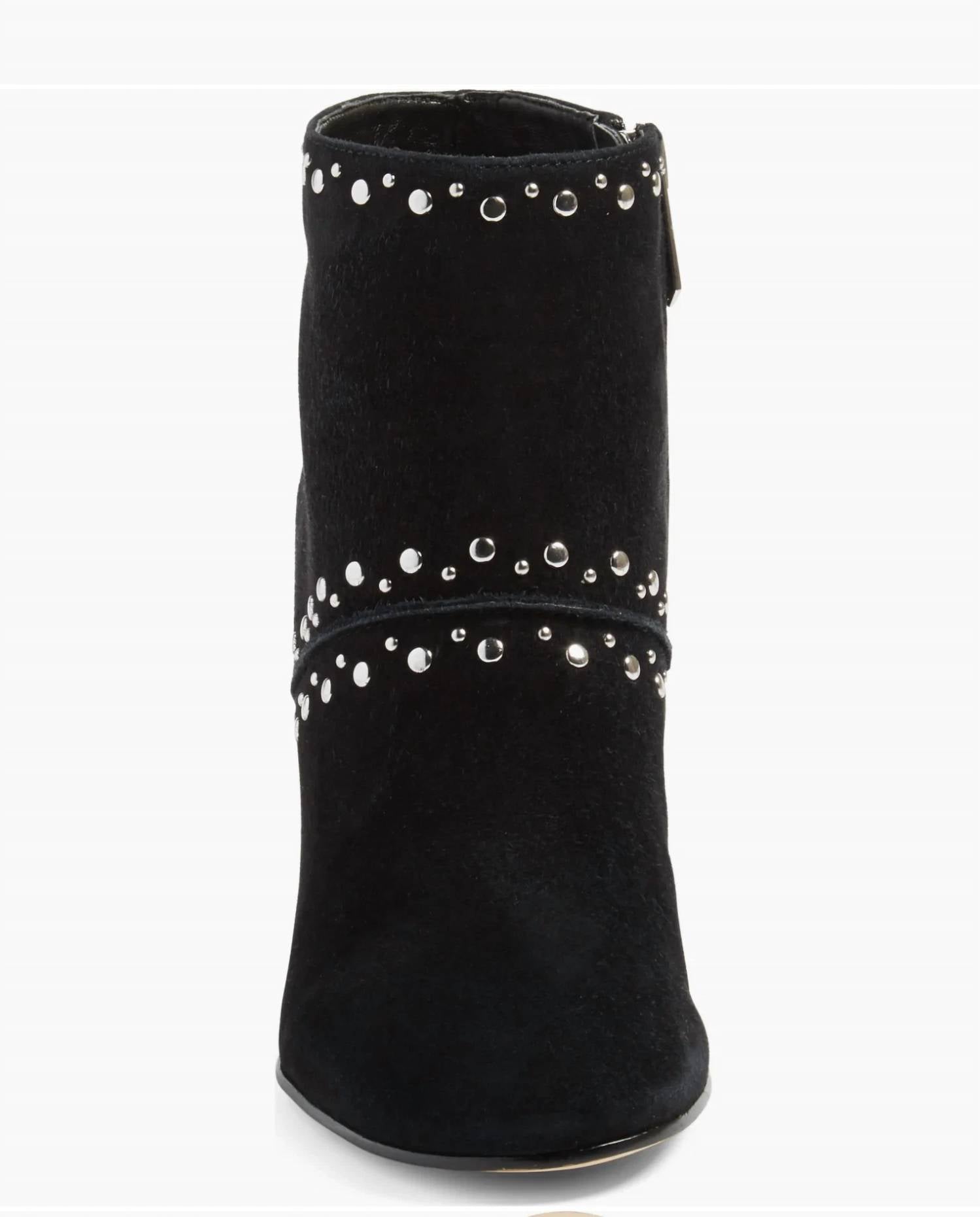 Sam Edelman - Women's Studded Suede Leather Ankle Boots