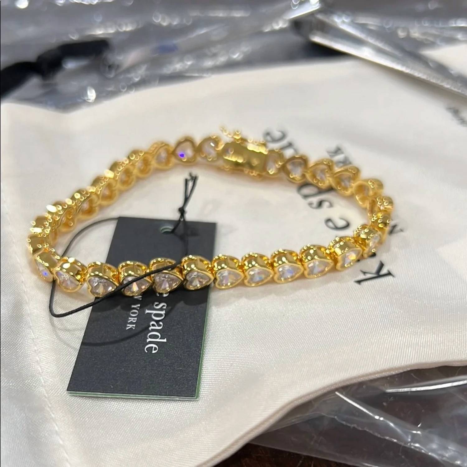 Kate Spade - sweetheart tennis bracelet