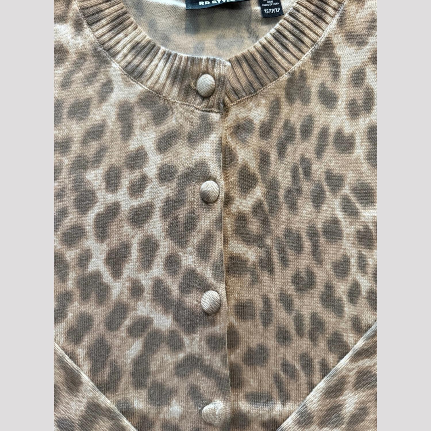 Rd Style - Women's Fantine Long Sleeve Crewneck Cardigan