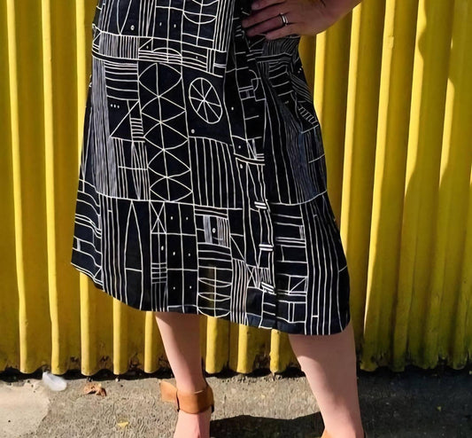 Habitat - Geometric Scrib Tank Dress
