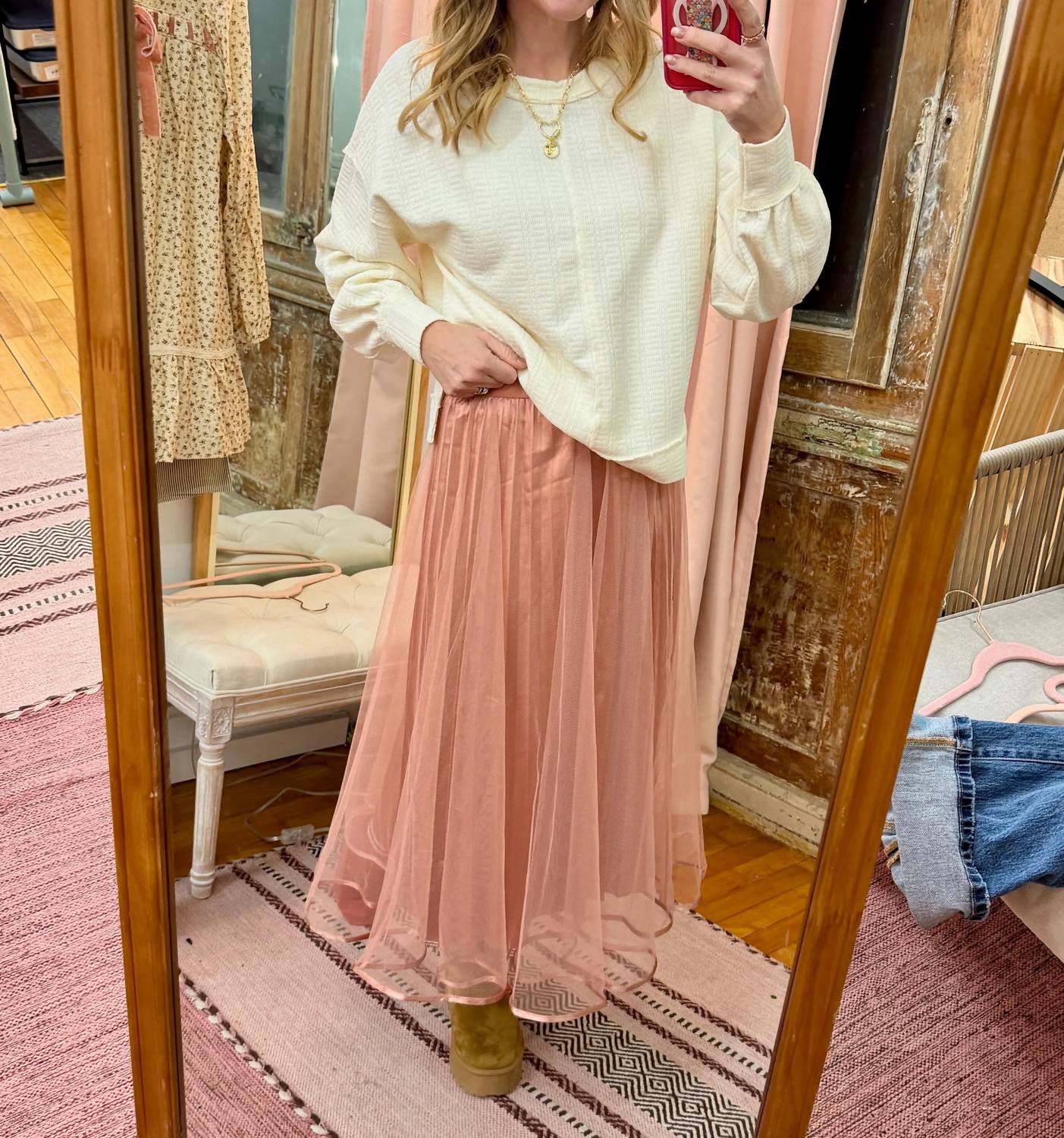 Wishlist - Tulle Midi Skirt