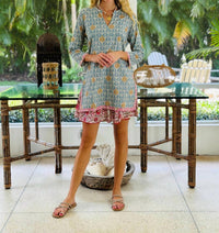 Just Darviny - V-neck Tunic Shirt