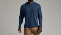 KUHL Influx Hoody in blue ink - men's shirt