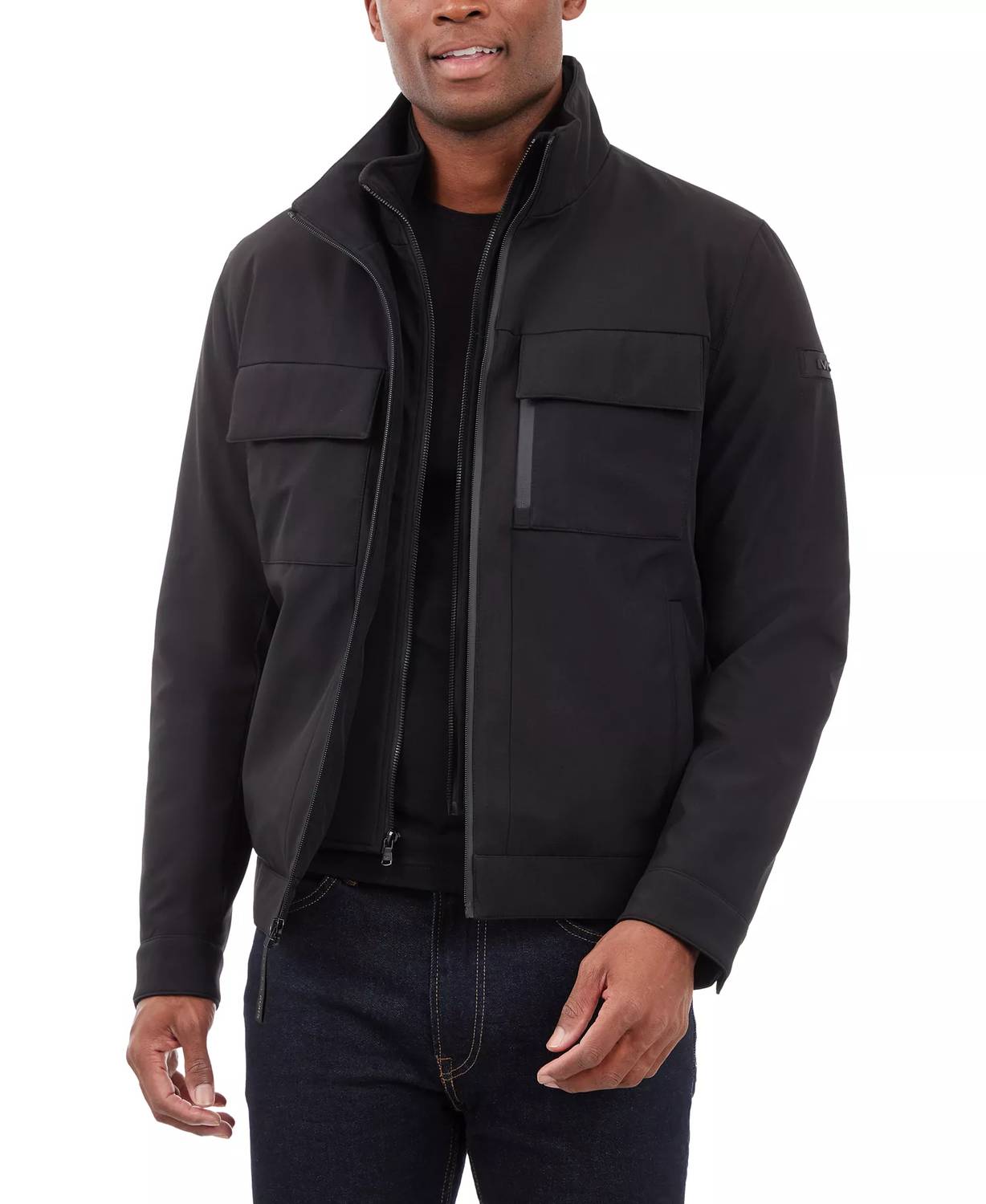 Michael Kors - Belgravia Woven Zip-up Jacket