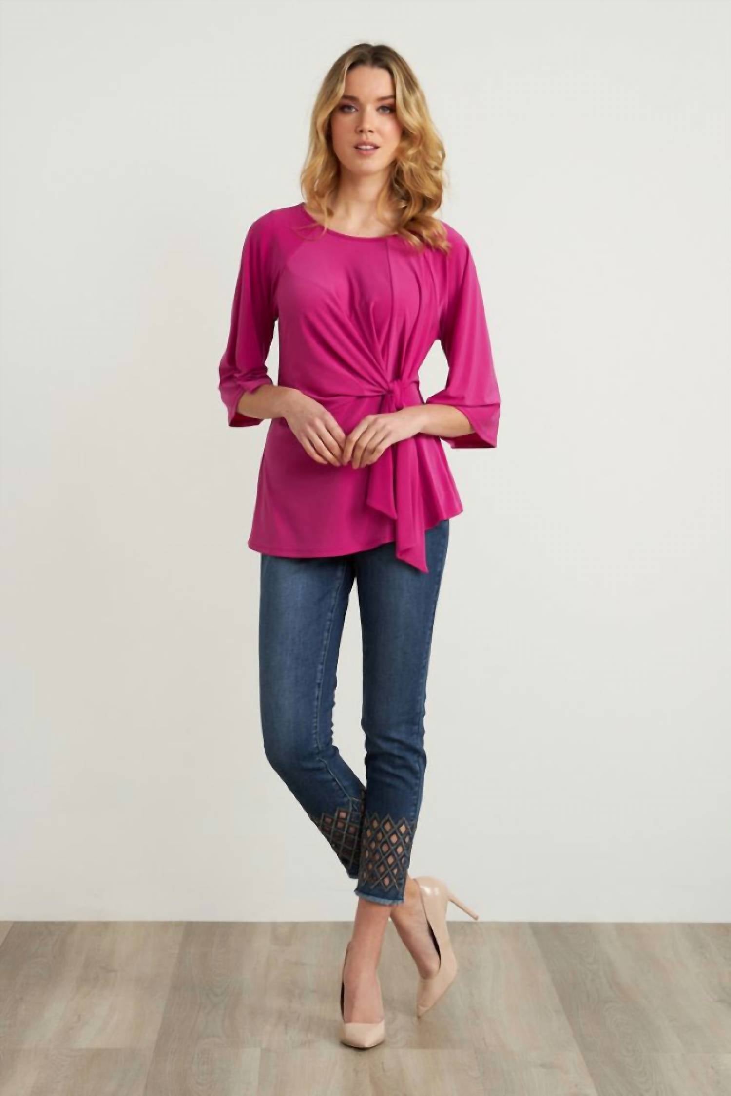Joseph Ribkoff - Gathered Tie Tunic