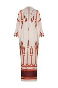 Andres Otalora - Alma Pura Printed Tunic Maxi Dress