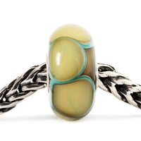 Trollbeads - Women's Aqua Edge Petals Glass Bead Charm