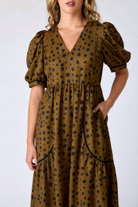 Crosby by Mollie Burch Shira Dress in ink spots - women's dress - view 5