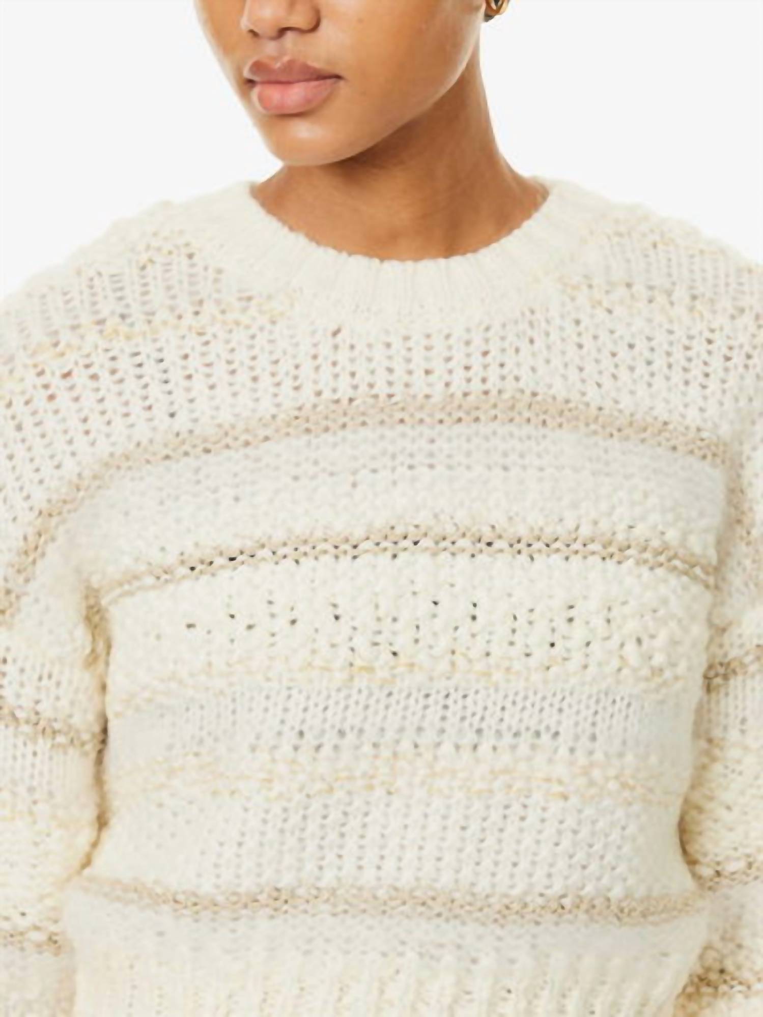 Frame - Textured Stripe Sweater