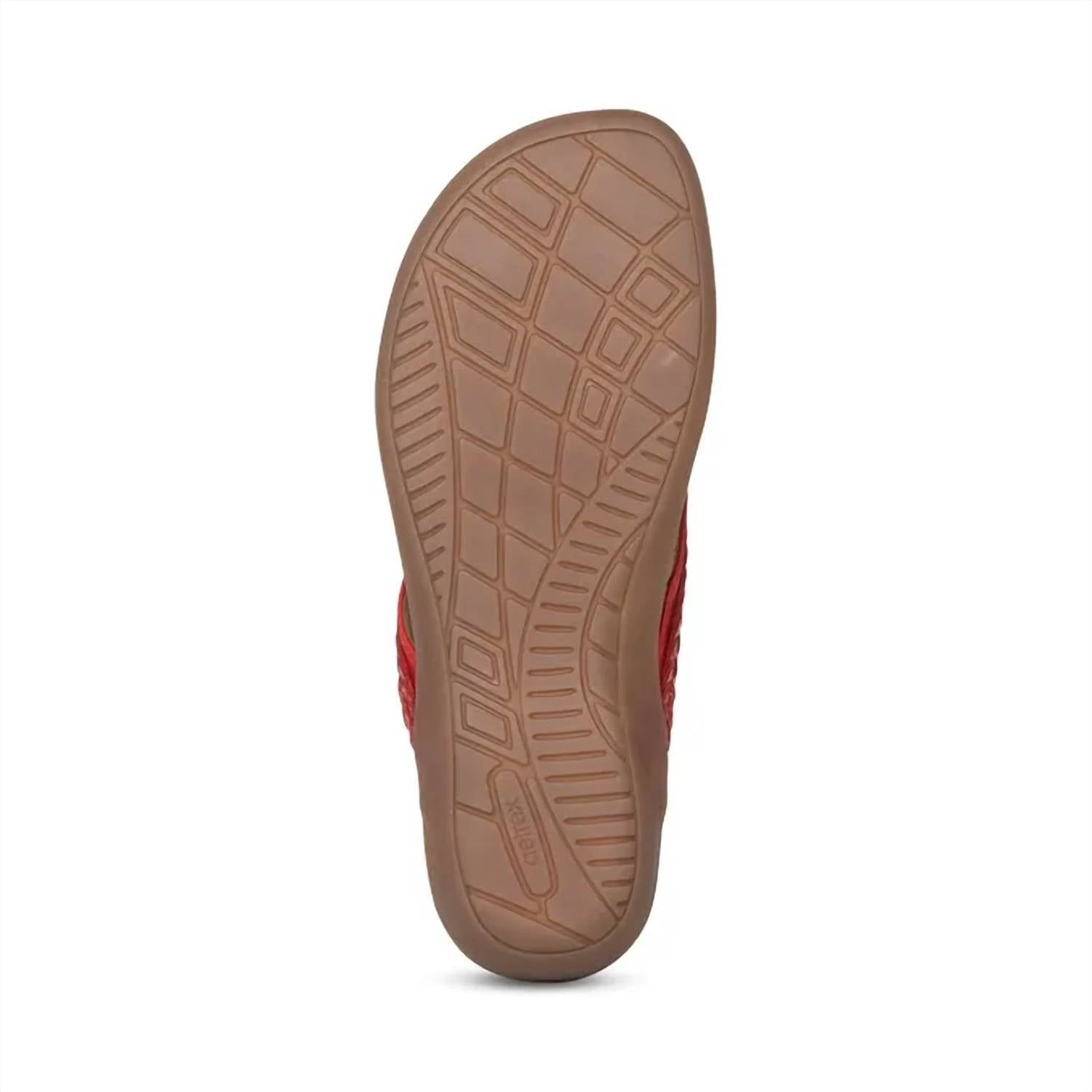 Aetrex - Women's Emmy Braided Thong Sandals
