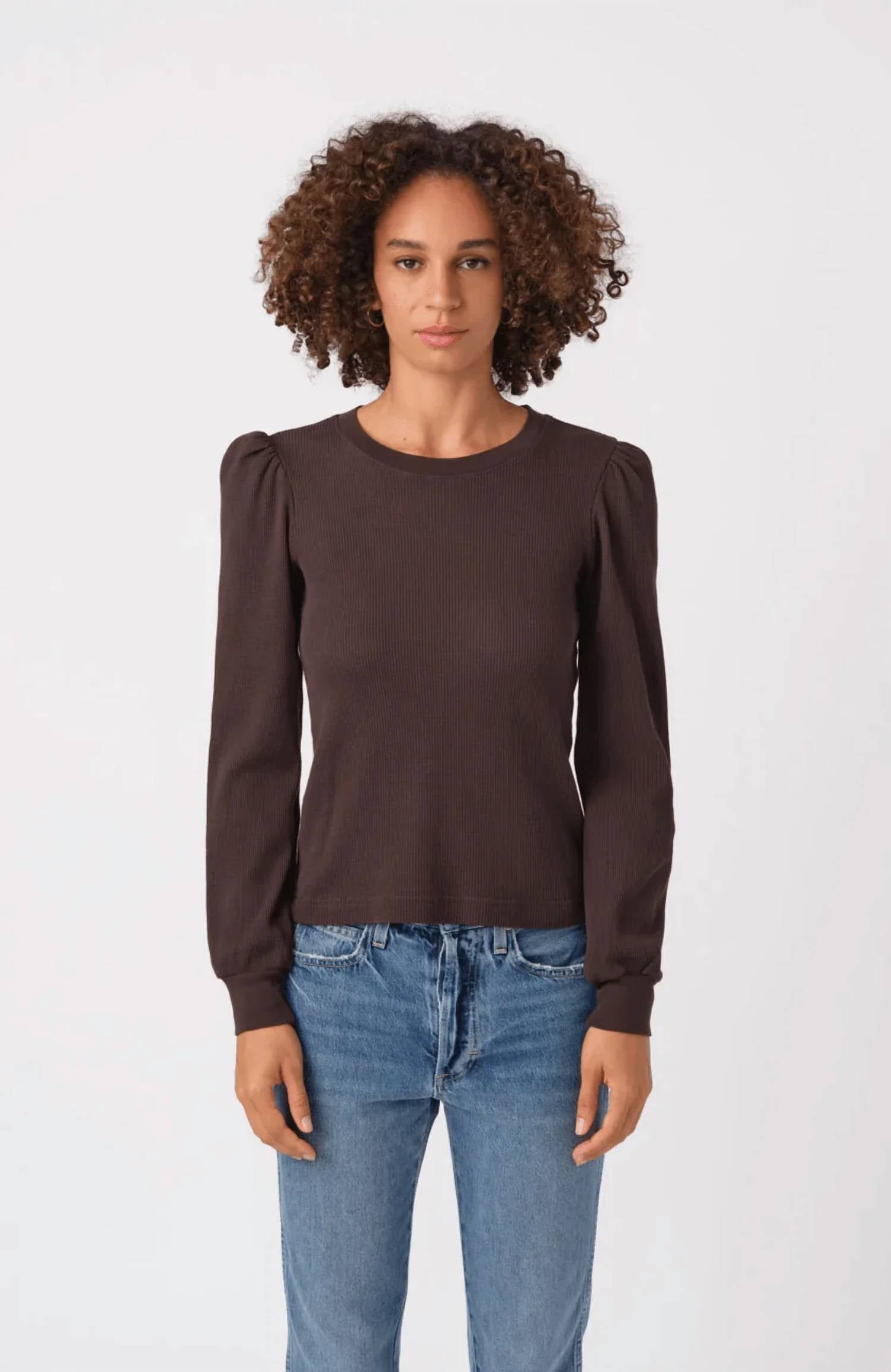Amo - Girly Thermal Long Sleeve Top