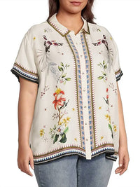 Johnny Was - Ophelia Camp Shirt Plus