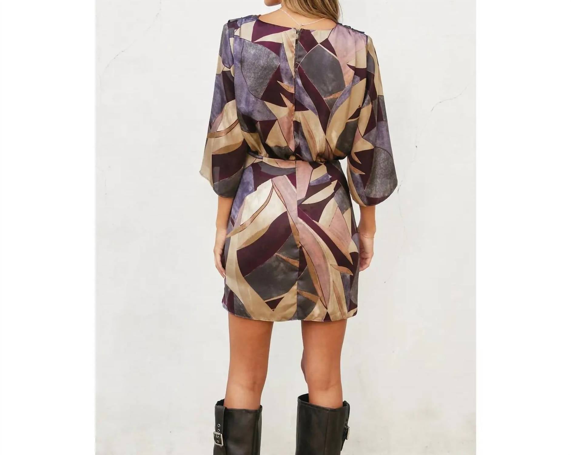 Dress Forum - Notable Sensation Surplice Mini Dress