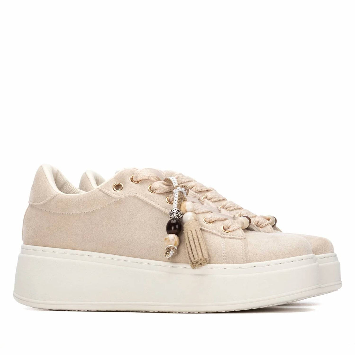 Refresh - Women's Casual Platform Suede Sneakers