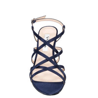 Nina - Women's Neptune Satin Strappy Evening Heels