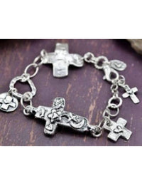Island Cowgirl Women's Heaven Sent Bracelet in silver - women's jewelry - detail view