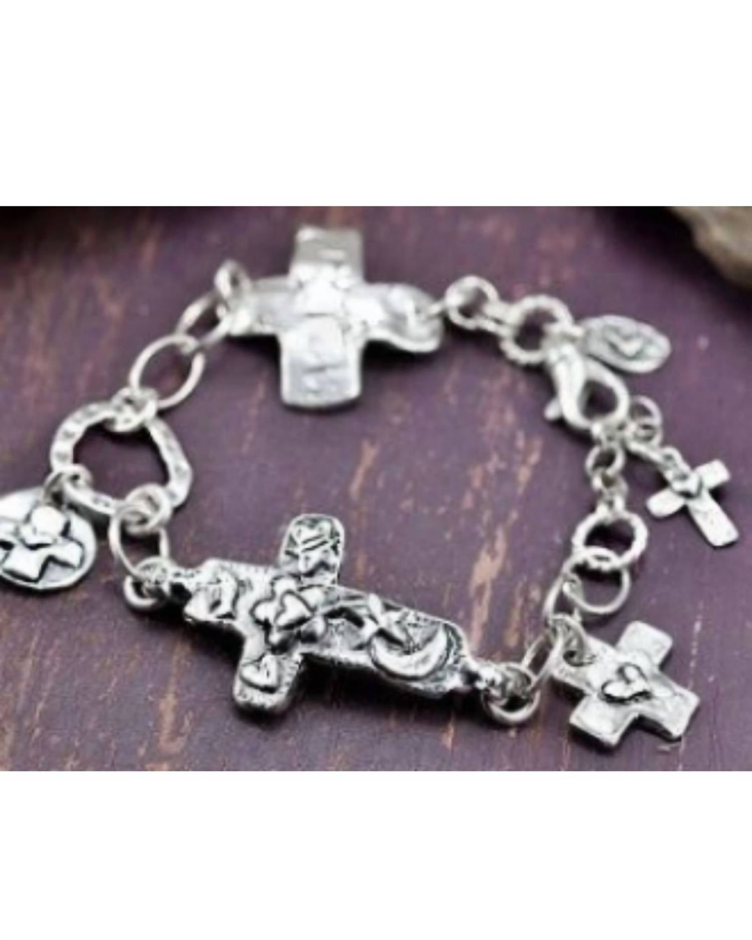 Island Cowgirl Women's Heaven Sent Bracelet in silver - women's jewelry - detail view