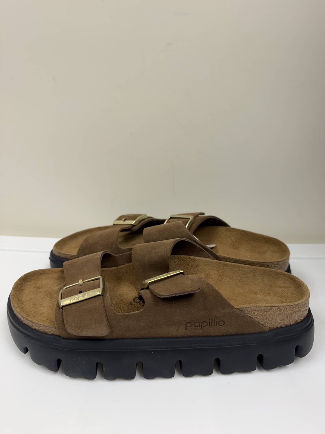 Birkenstock - Women's Papillio Arizona Chunky Suede Leather Sandals