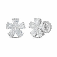 Diana M Jewels - Women's Pear Lab-Grown Diamond Stud Earrings (3.00 Ct TCW) - Signature