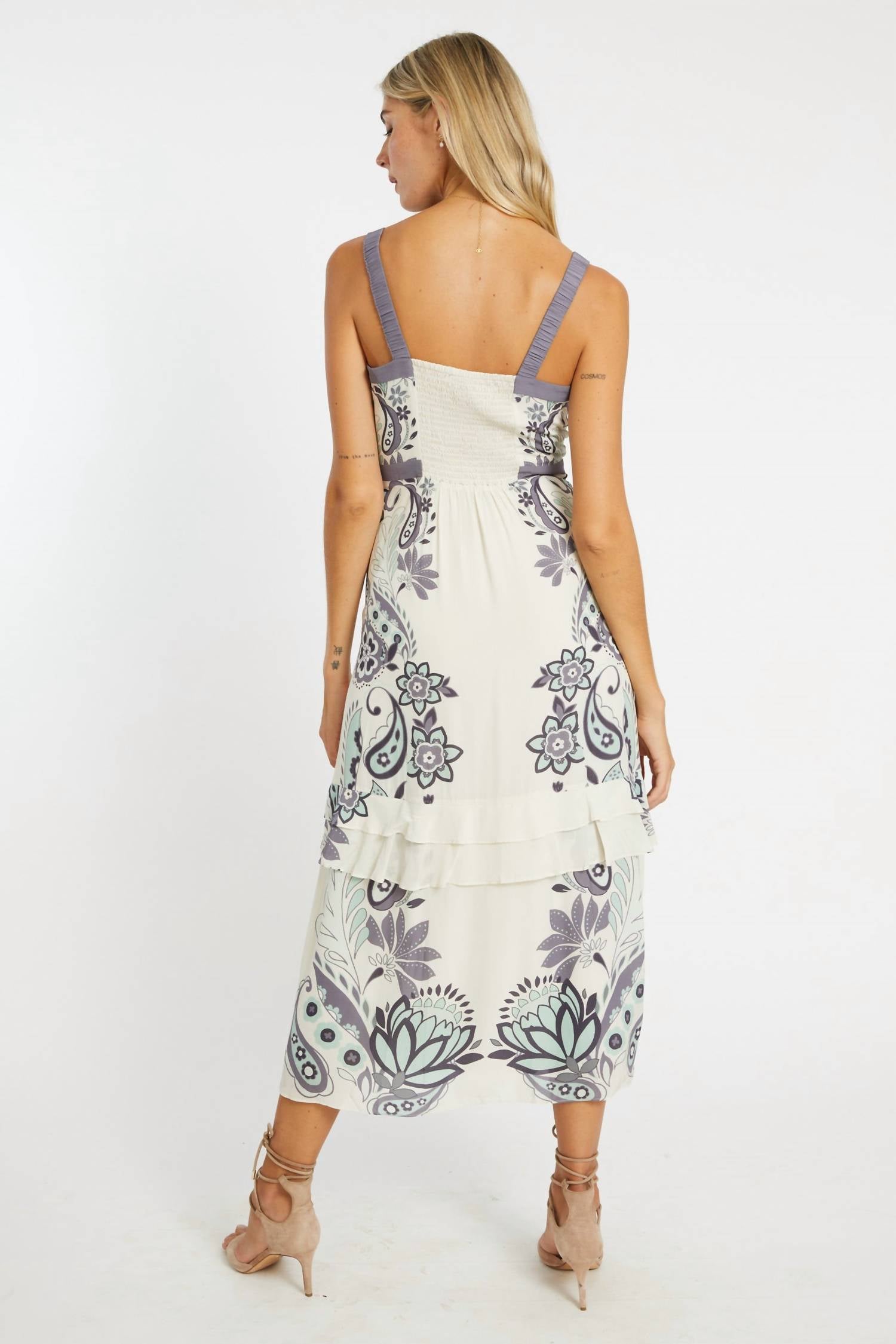 Caballero - Sana Protea Paisley Dress