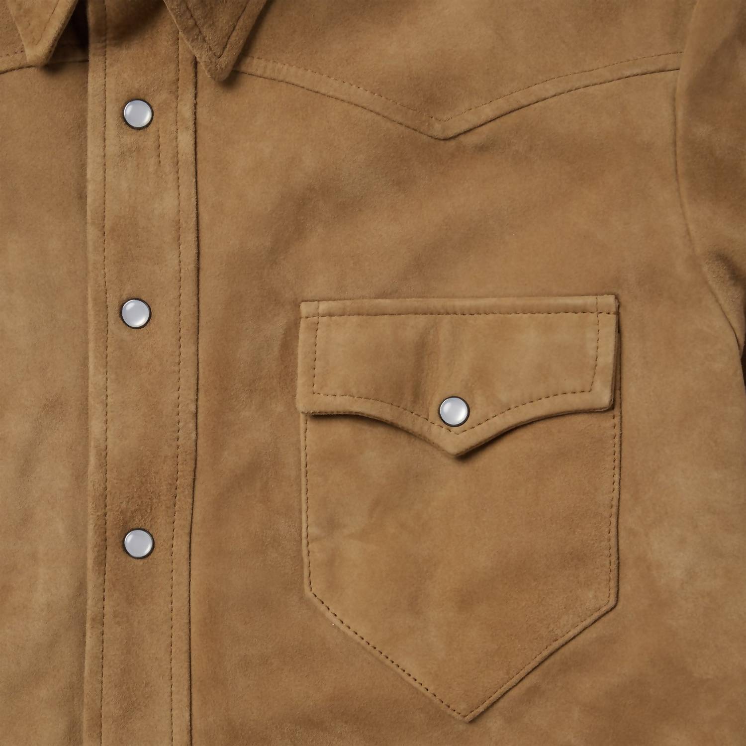Stetson - Men's Suede Leather Shirt Jacket