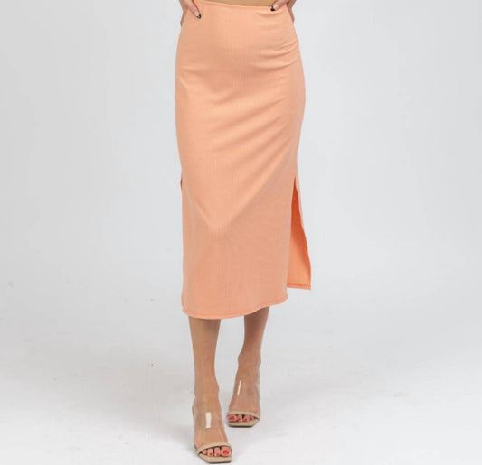 RIBBED CUTOUT MIDI DRESS