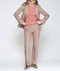 Vilagallo - Women's Diagonal Patterned Pants