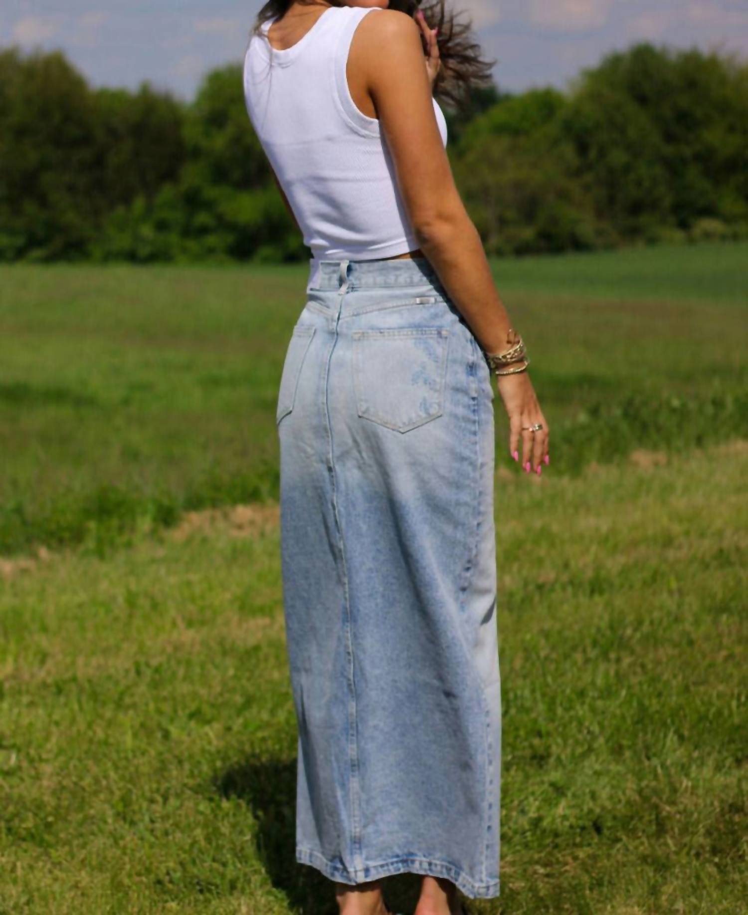 Kancan - Ready For Rodeo Midi Skirt