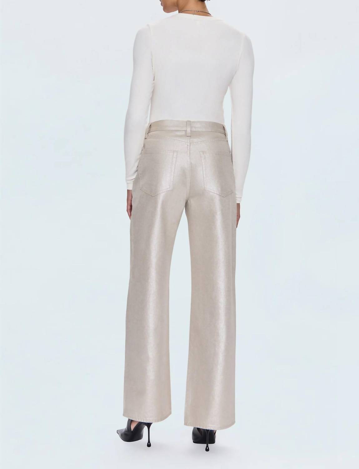 Pistola - Tate High Rise Bowed Leg Jeans