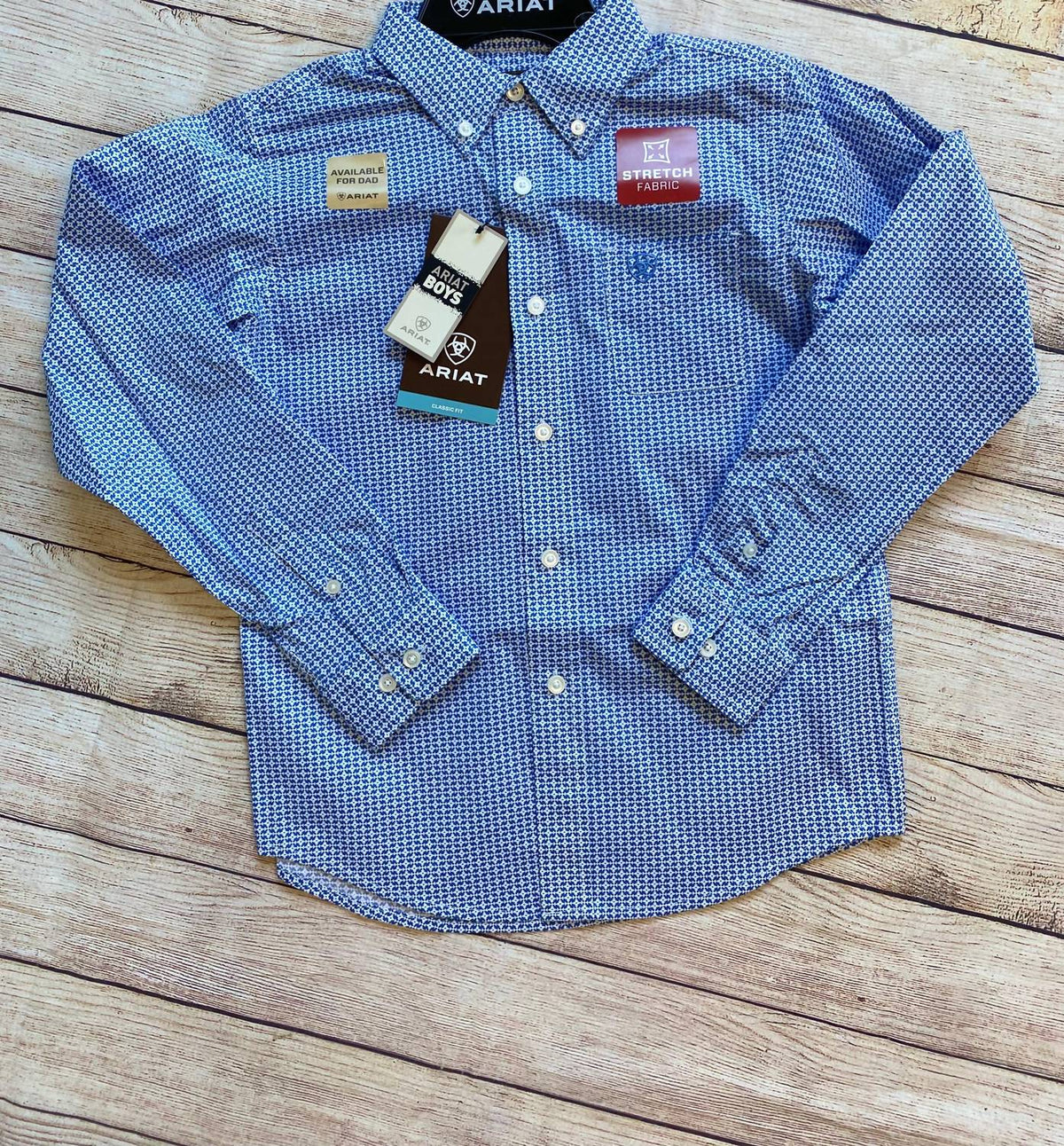 Ariat - Boys Nory Classic Long Sleeve Shirt