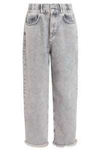 Allsaints - Hailey Frayed Hem Denim Straight Jean