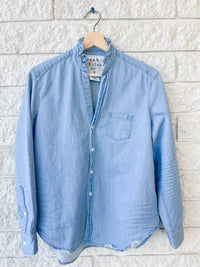 Frank & Eileen - Eileen Ruffle Collar Button-up Shirt