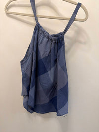 Sage The Label - Voyage Cotton Check Halter Top