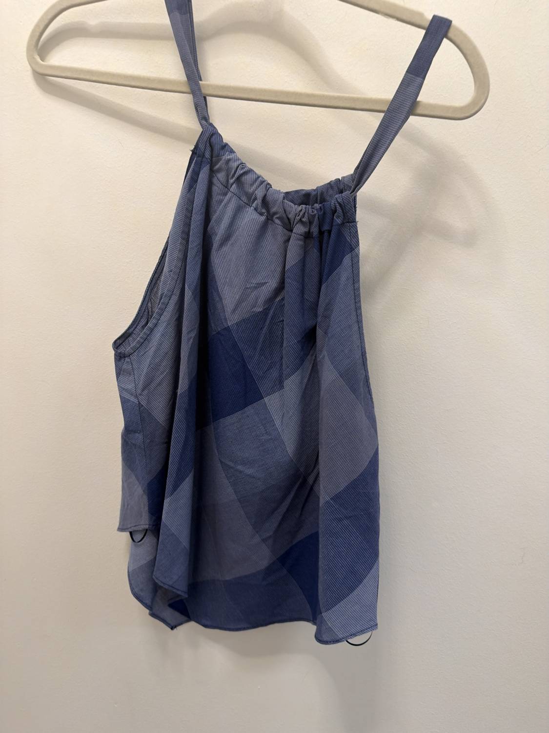Sage The Label - Voyage Cotton Check Halter Top
